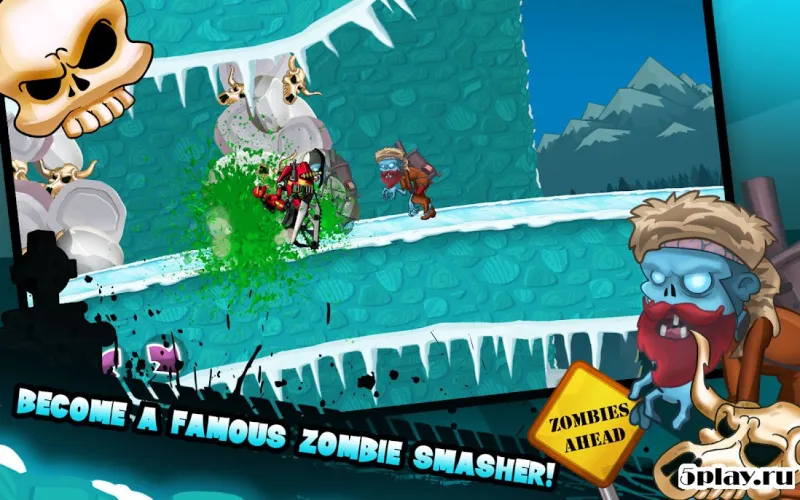 Zombie Shooter Motorcycle Race screenshot 2