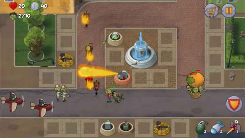 Zombie Town Defense 1.0.17 screenshot 1