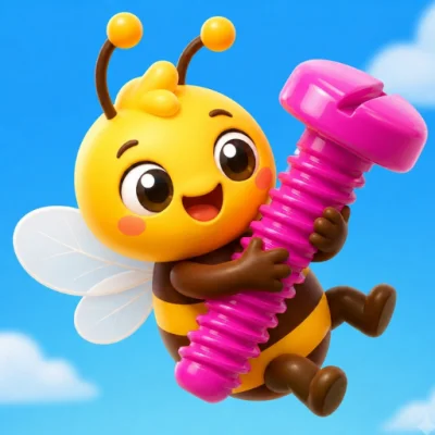 Bee Colony: Screw Puzzle