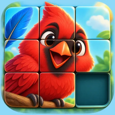 Birds Puzzle: Sliding Tiles