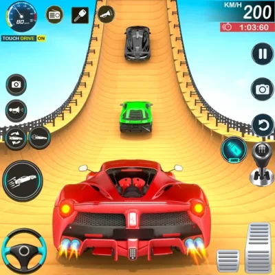 GT Car Stunt :Ramp Car Games