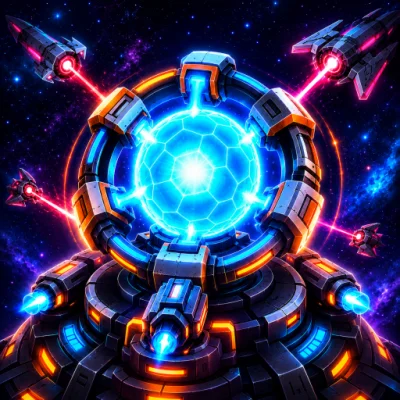 Neon Core - Idle Tower Defense