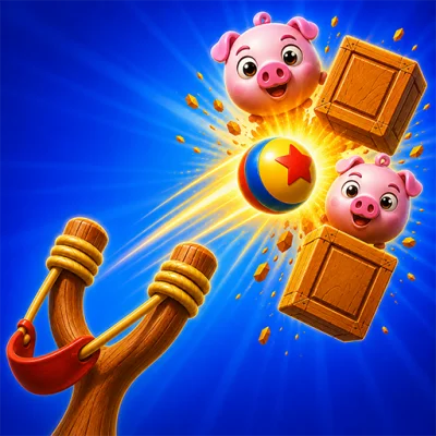 Slingshot Smash: Physics Game