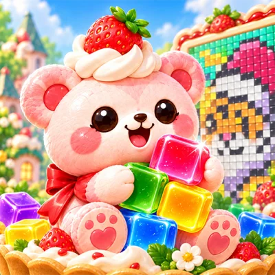 Sweet Teddy Pixel Puzzle World