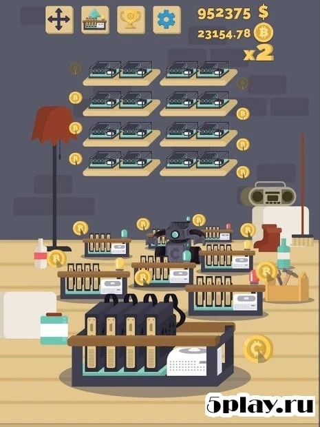 Биткоин майнинг: симулятор жизни, бизнес игра 1.1.1