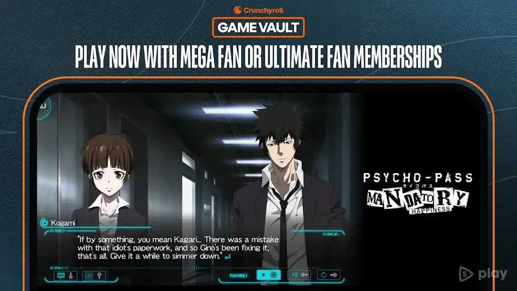 Crunchyroll: PSYCHO-PASS 0.0.9