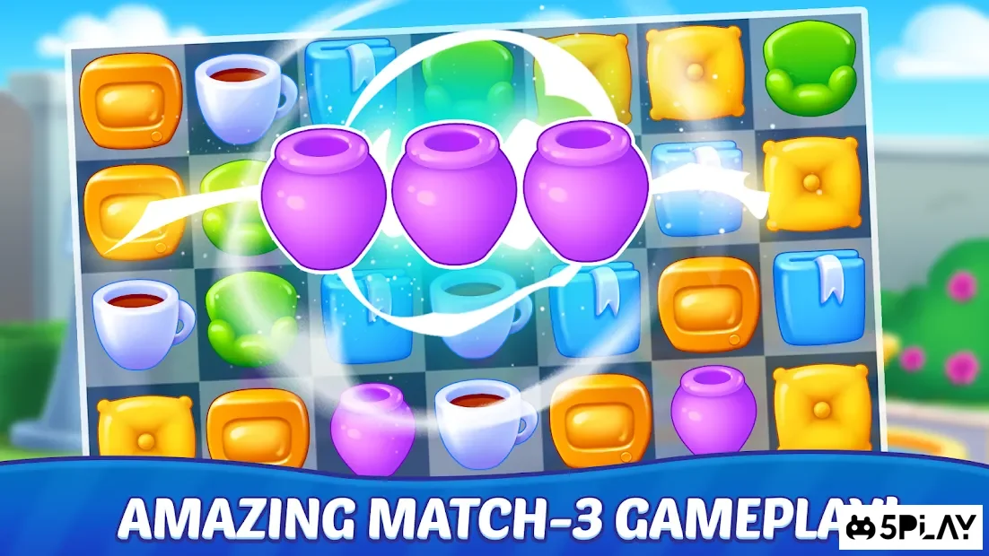 Дизайн интерьера игры и украшений домашняя игра 1.04