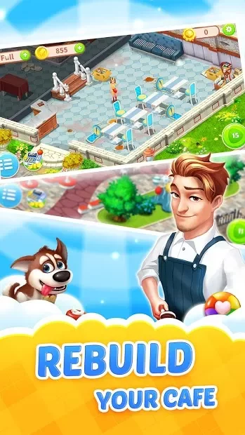 Кафе Dream: Cafescapes - Match 3 V1.0.21