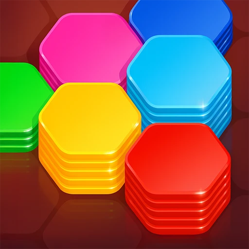 Hexa Stack: Puzzle de Couleurs