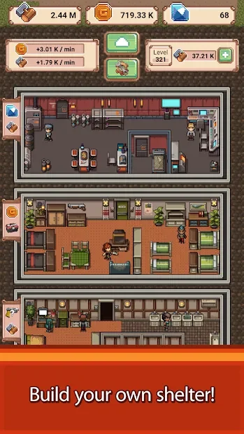 Idle Zombie Shelter: Build and Battle 1.2.3.0