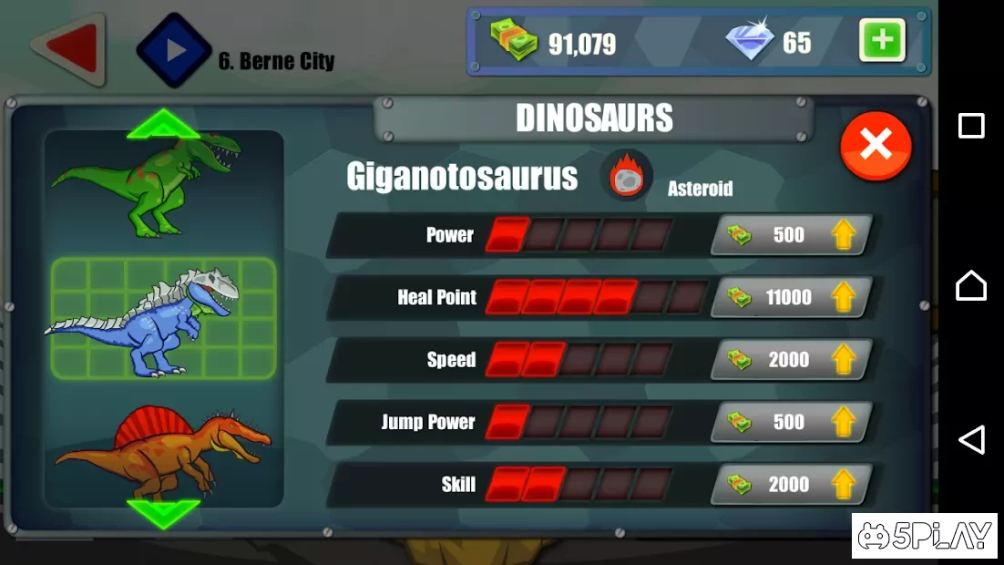 Jurassic Dinosaur: City rampage 2.3