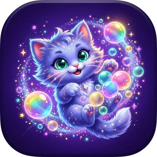 Kitty Bubble Blast - Magic Pop