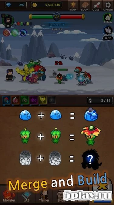 Merge Monster - Сбор монстров Постоянная RPG 14.0