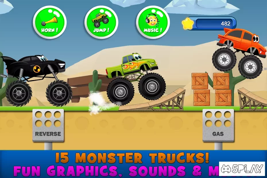 Монстр грузовик для детей 2.6.5