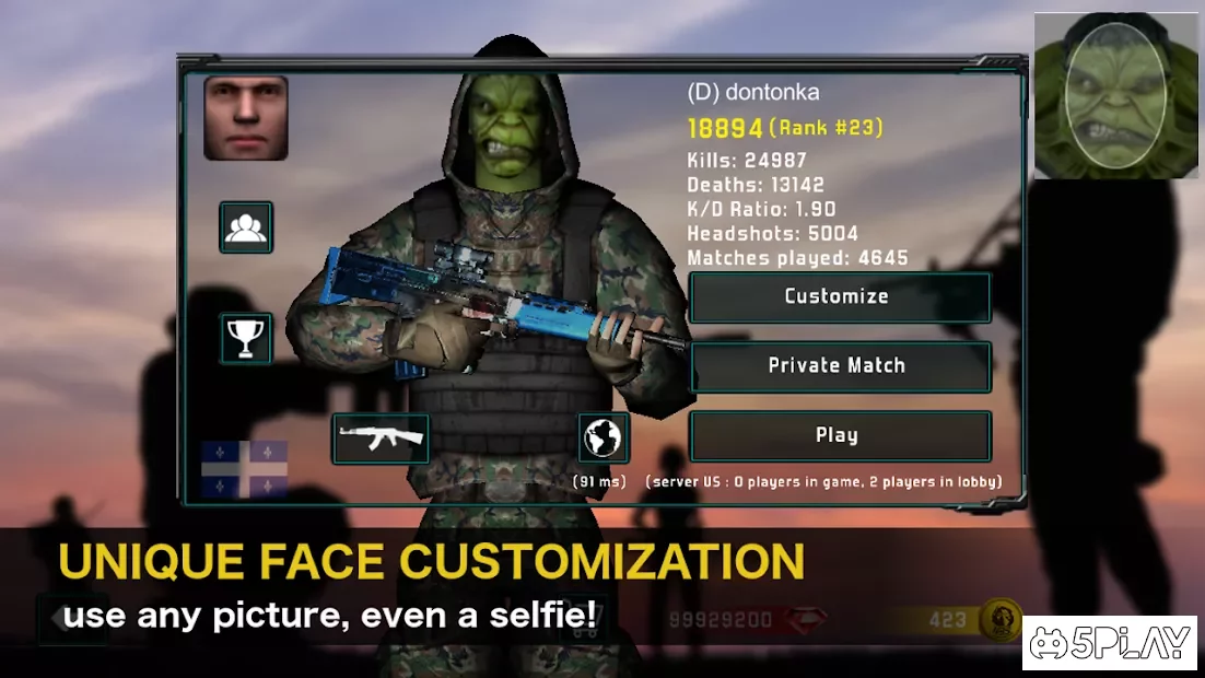 Natural Born Soldier - Online FPS 5.3.10