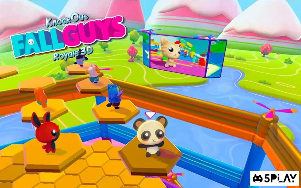 Нокаут Fall Guys Royale 3D: Human Knock Over 1.0.4