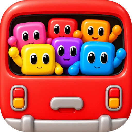 Pixel Trip: Bus Sort