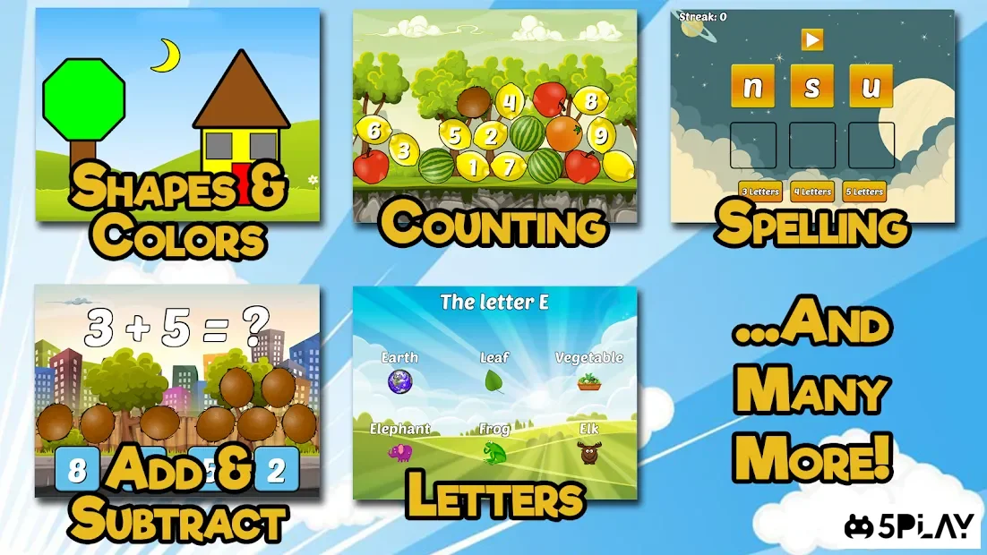 Preschool and Kindergarten Learning Games 6.7