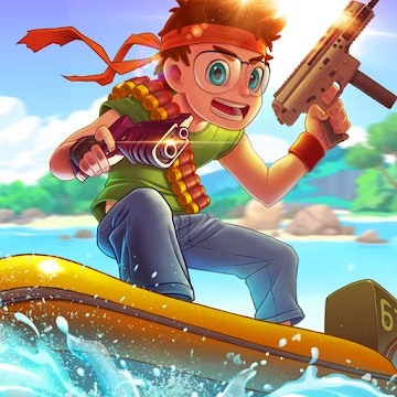 Ramboat - Oффлайн гра: Стрибки, біг і стрільба