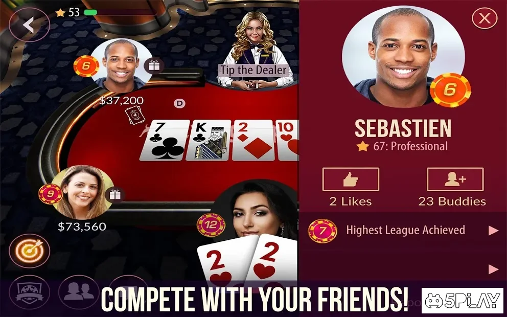  Zynga Poker – Free Texas Holdem Online Card Games 21.89 на андроїд безкоштовно
