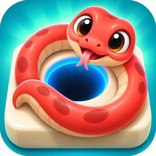 Snake Trails: Color Puzzle