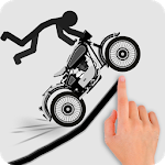Stickman Racer Road Draw