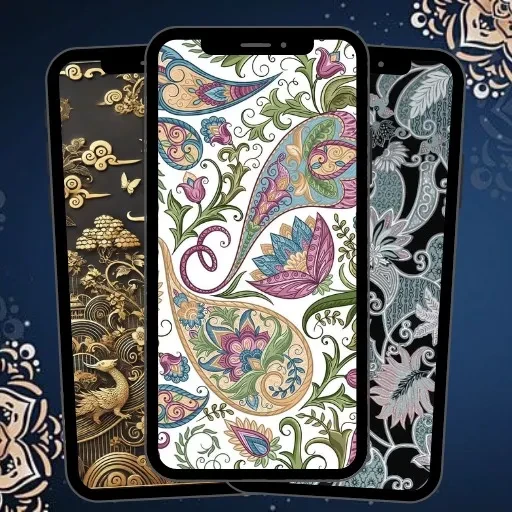 Wallpaper Desain Batik