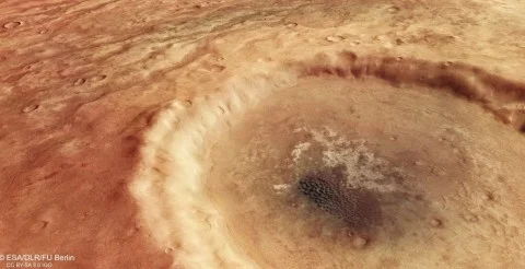 Фотографія поверхні Марса показала щось подібне за допомогою очей 