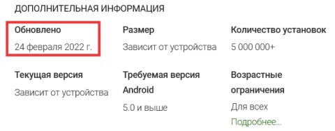 Google вирізав інформаційний вміст свого додатка магазину