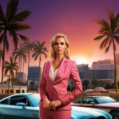 Нейронна мережа показала персонажів серіалу "чудова" у стилі GTA: Vice City