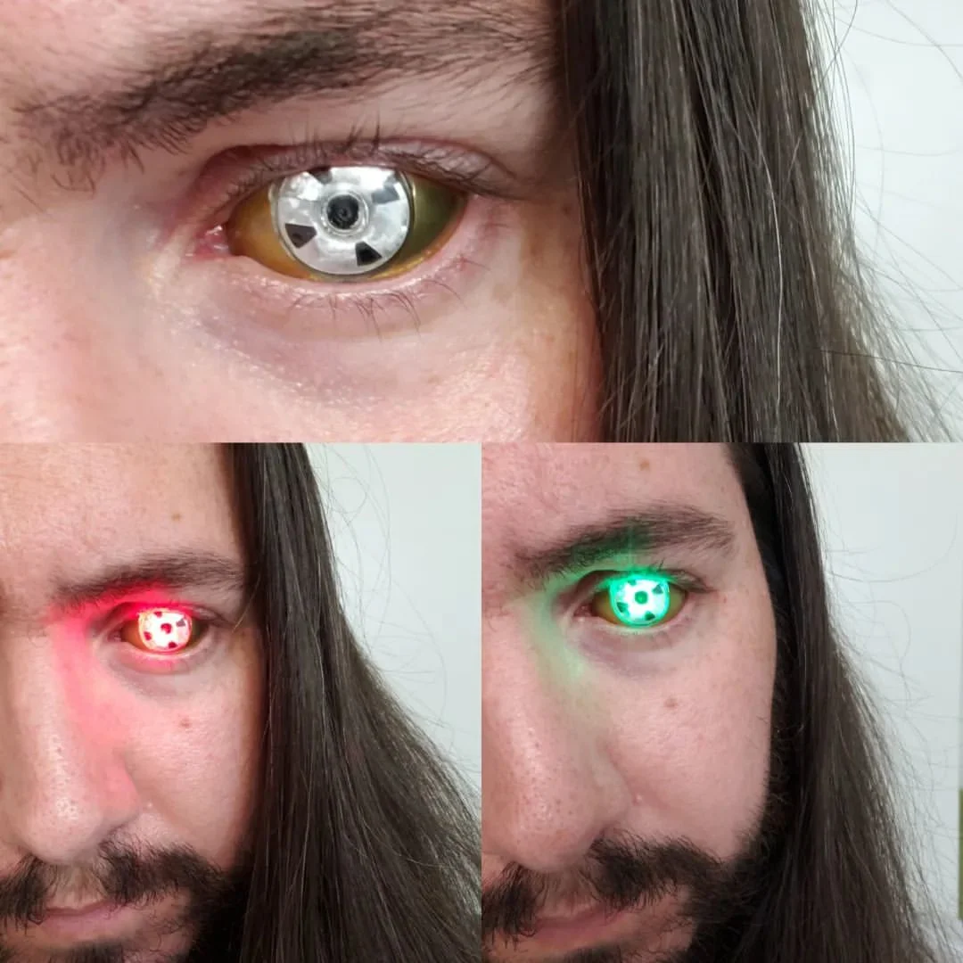 Американець створив технологічний світлий око з NFC 