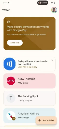 Google буде обробляти мобільний гаманець гаманця для пристроїв Android