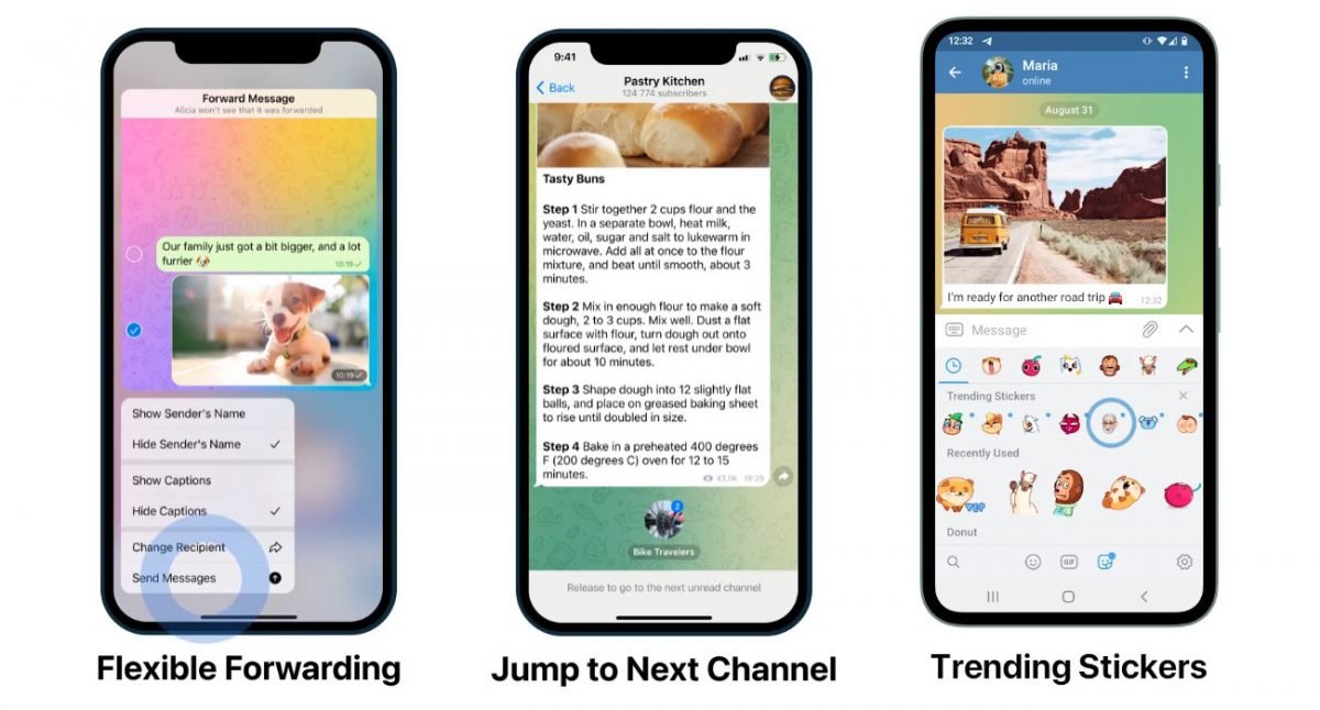Telegram з’явився відео -трансляція з необмеженою кількістю учасників та іншими корисними функціями