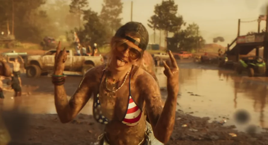 Дівчина зіпсувала персонажа з трейлера GTA 6