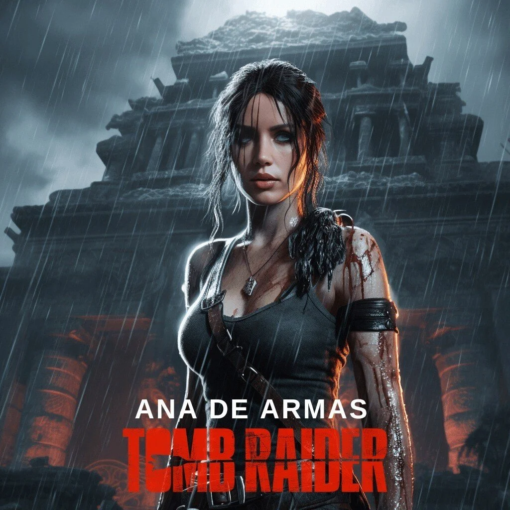 Midjourney показав актрисі Ану де Армас на зображенні Лари Крофт