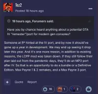 Rockstar може повернути GTA 4 та Max Payne 3 у оновленій формі - інсайдер розповів про плани студії